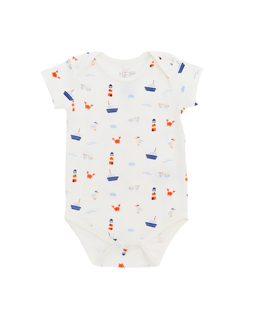 Captain Bodysuit - 3 Pack