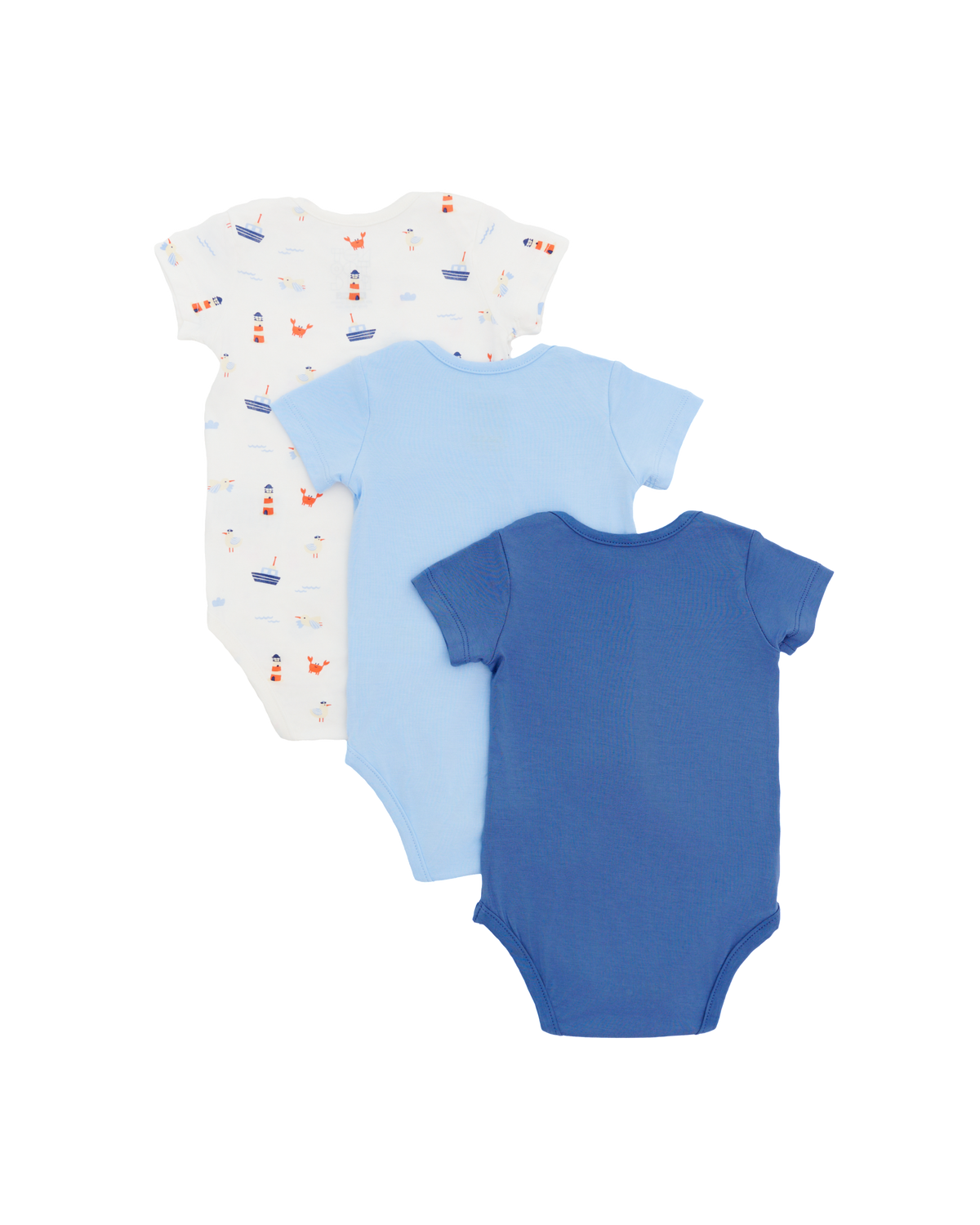 Captain Bodysuit - 3 Pack