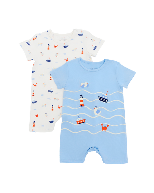 Captain Romper - 2 Pack