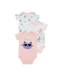 Kitten Bodysuit - 3 Pack