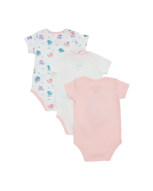 Kitten Bodysuit - 3 Pack
