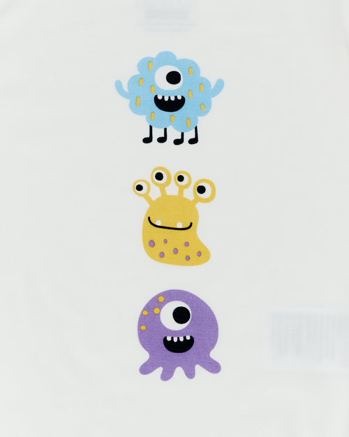 Monster Bodysuit - 3 Pack