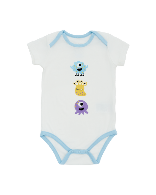 Monster Bodysuit - 3 Pack