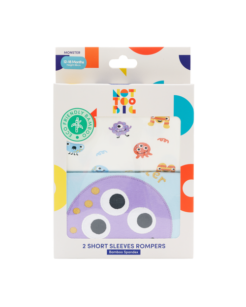 Monster Romper - 2 Pack