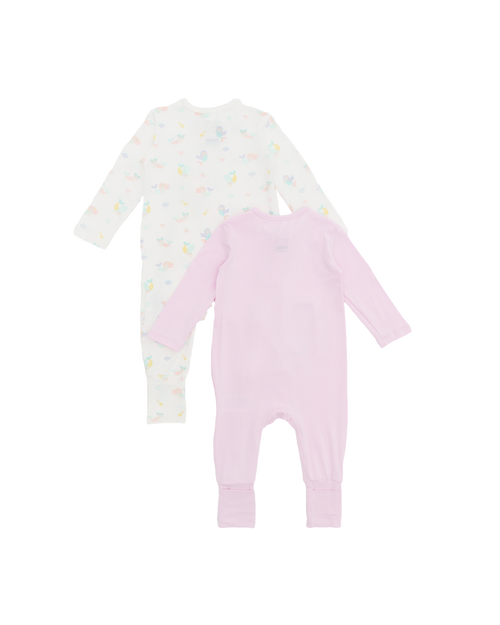 Mermaid Sleepsuit - 2 Pack