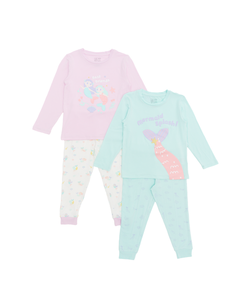 Mermaid Pyjamas - 2 Pack