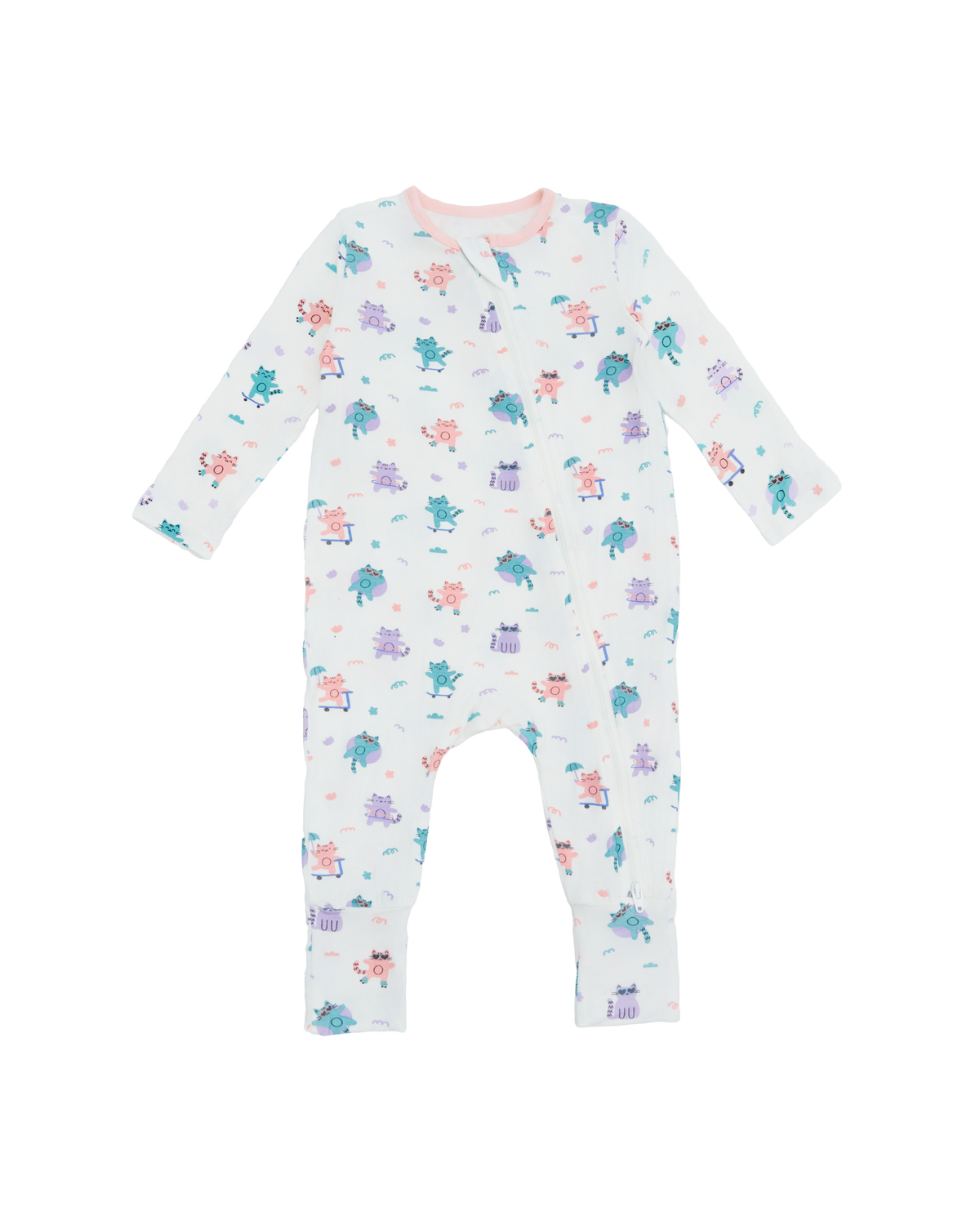 Kitten Sleepsuit - 2 Pack