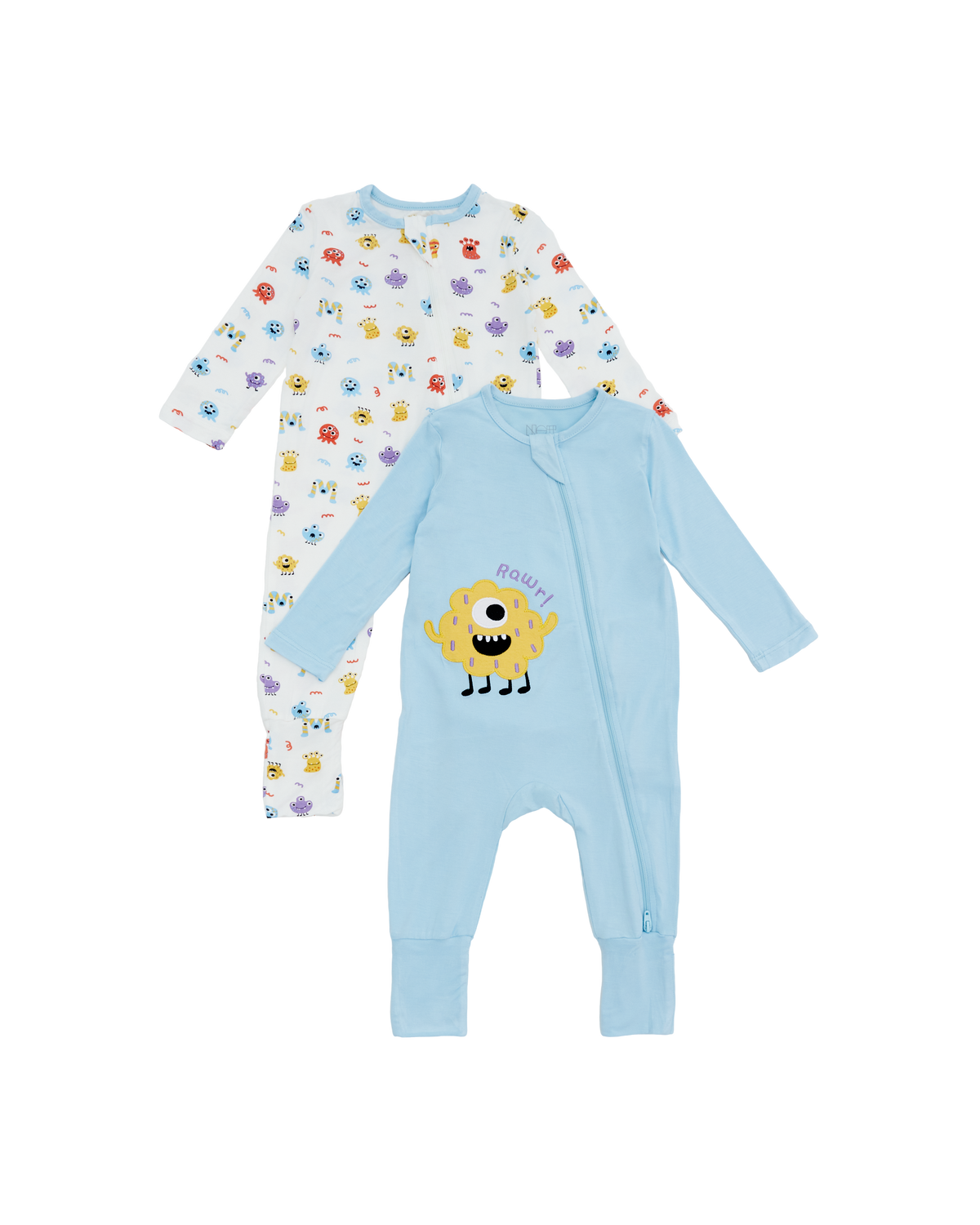 Monster Sleepsuit - 2 Pack