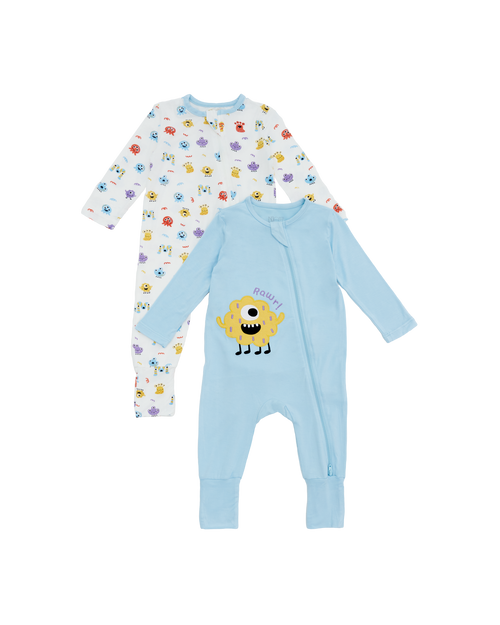 Monster Sleepsuit - 2 Pack