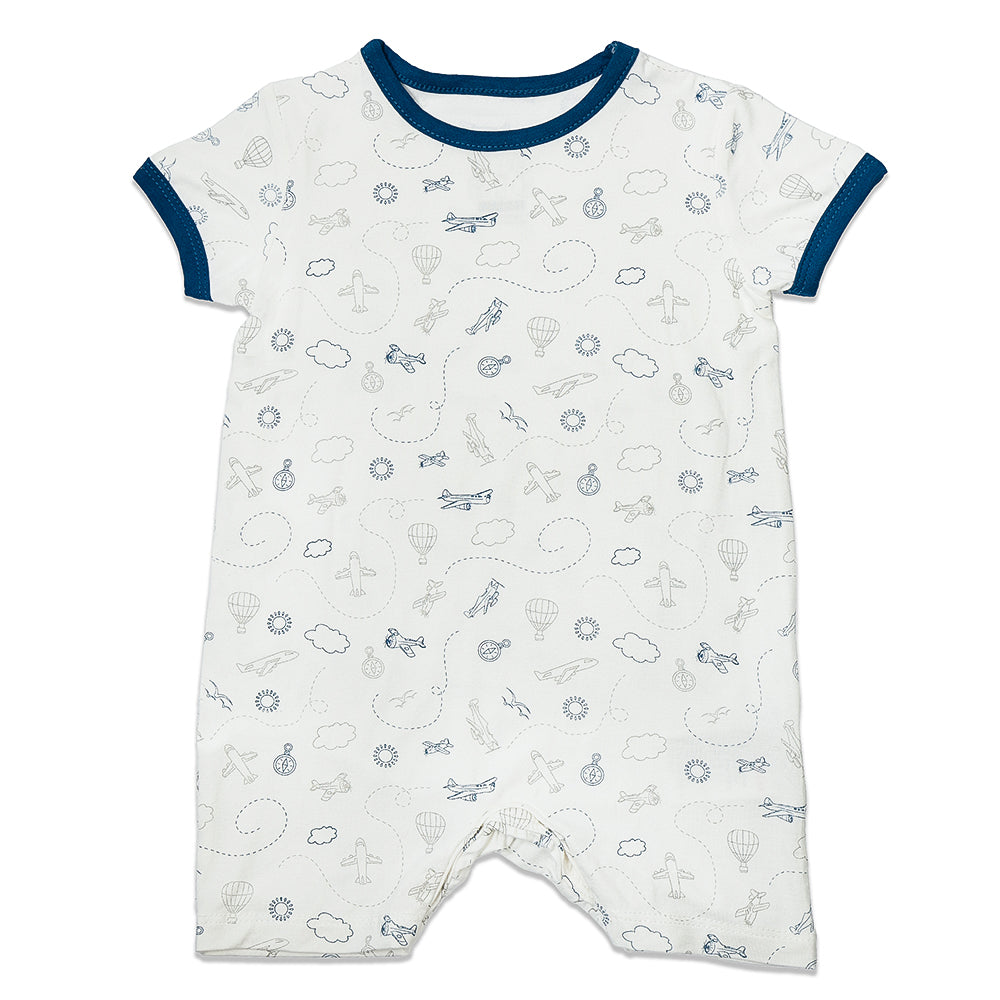 Not Too Big Pilot Romper - 2PK