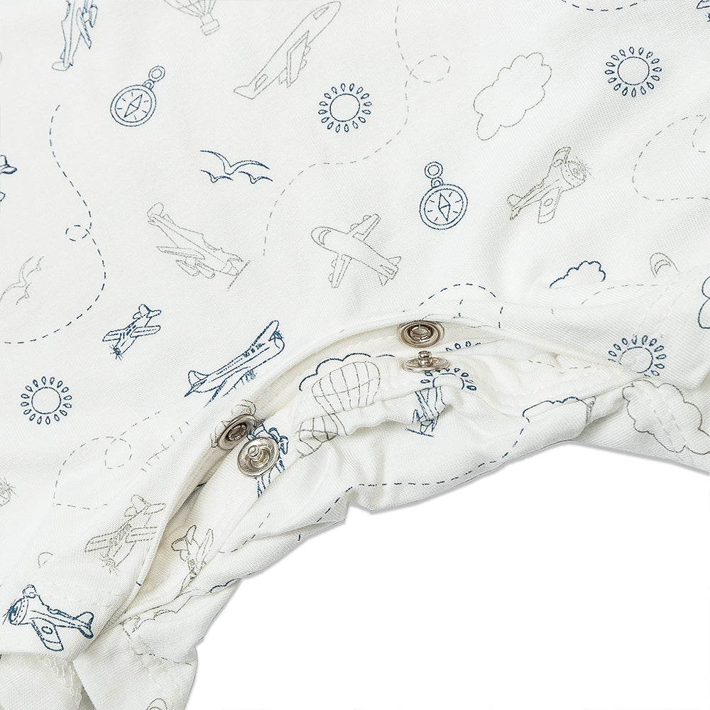 Not Too Big Pilot Romper - 2PK