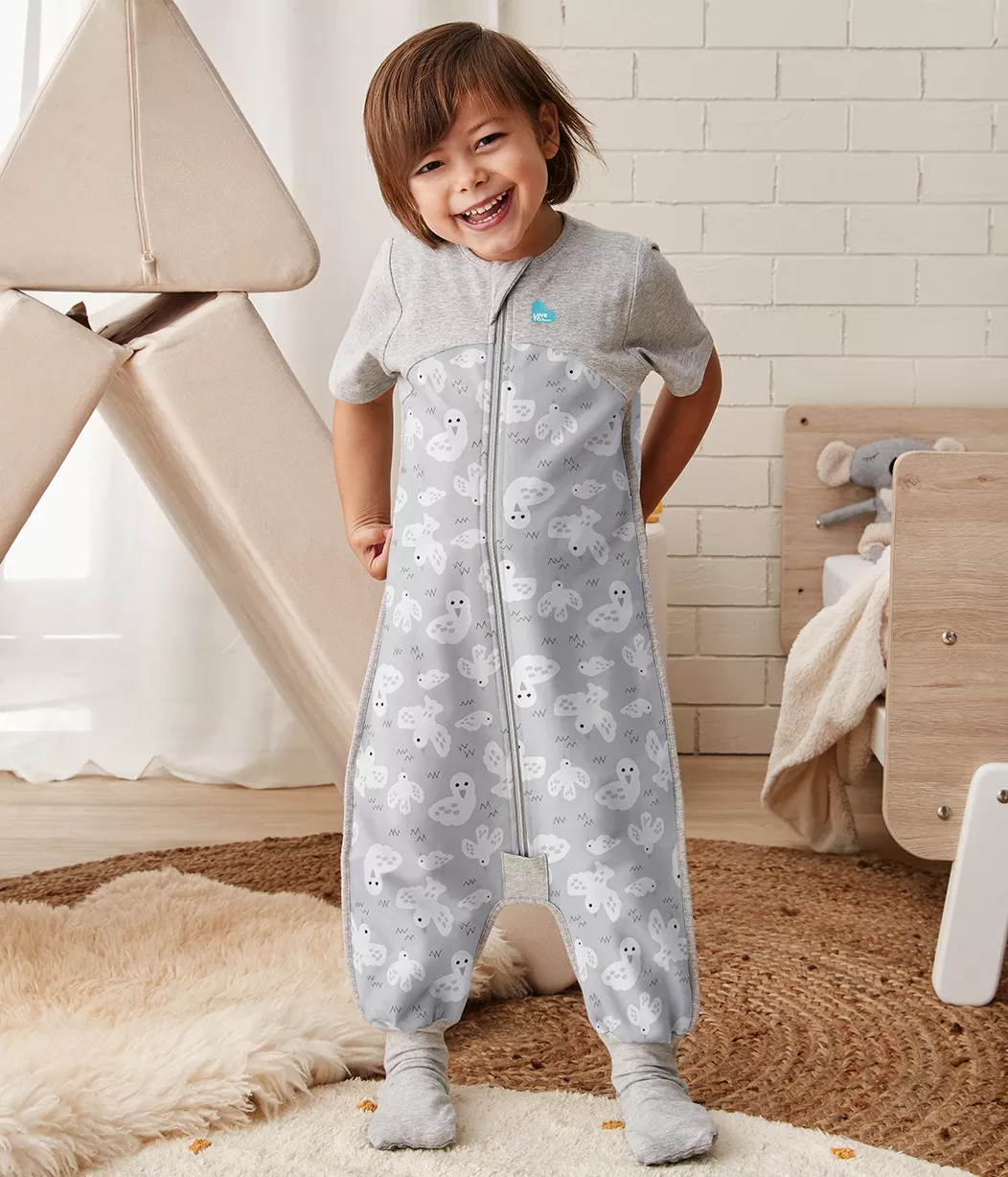 Love To Dream Organic Sleep Suit Original 1.0 TOG Grey Assorted Sizes