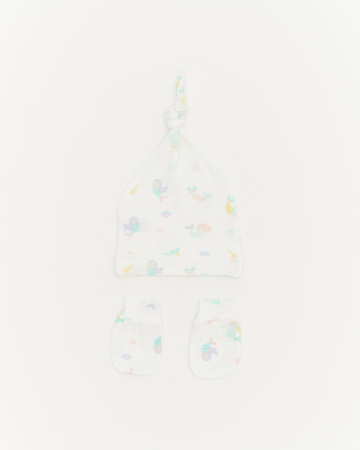 Not Too Big Mermaid Mitten And Hat - 2 Piece