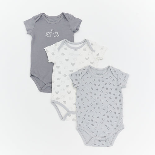 Elephant Bodysuit -3 Pack