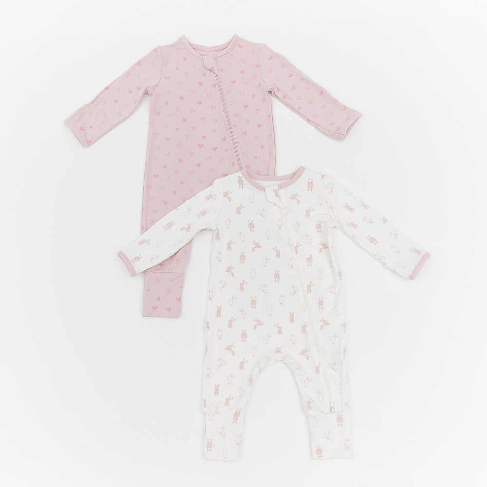 Not Too Big Bunny Sleepsuit -2 Pack