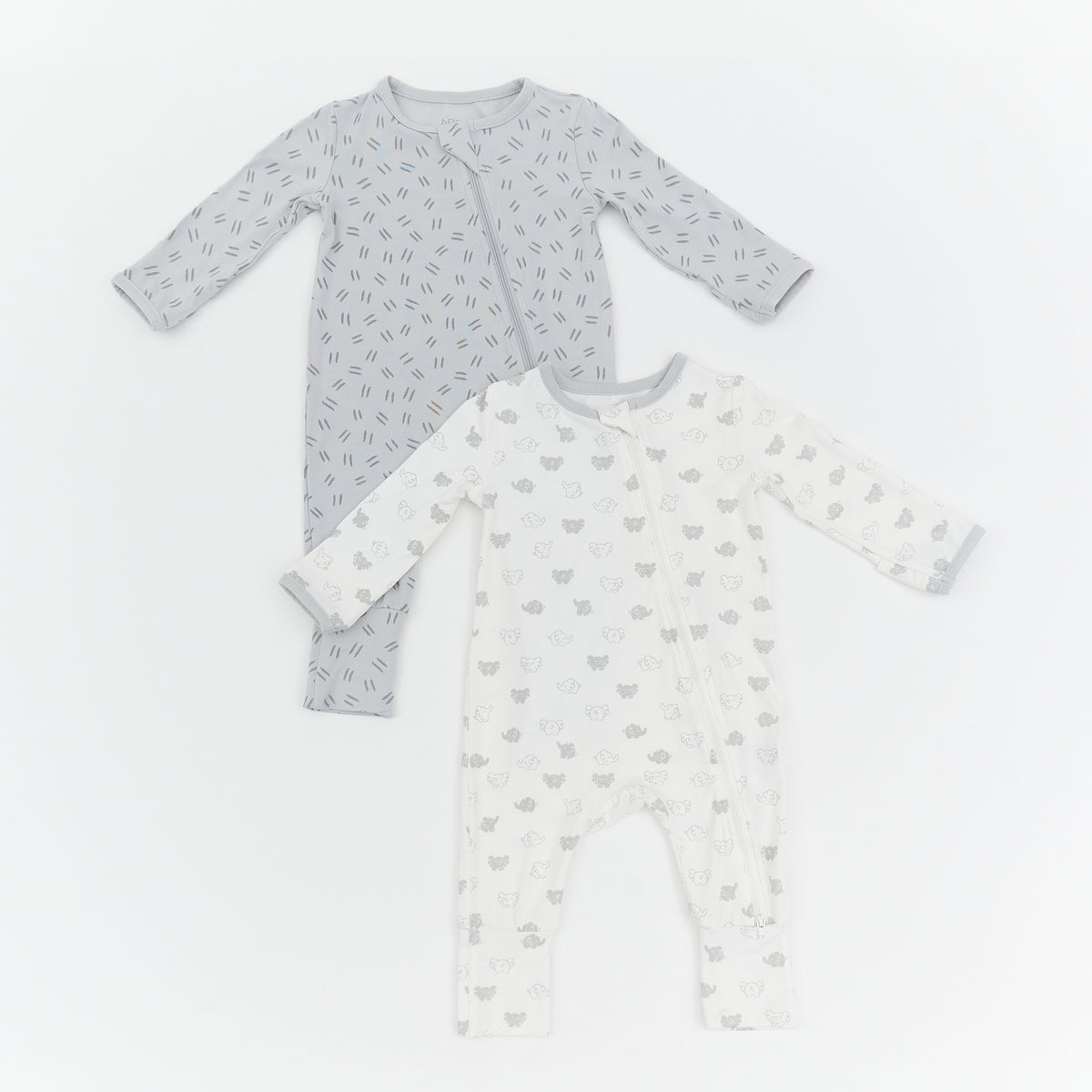 Elephant Sleepsuit -2 Pack