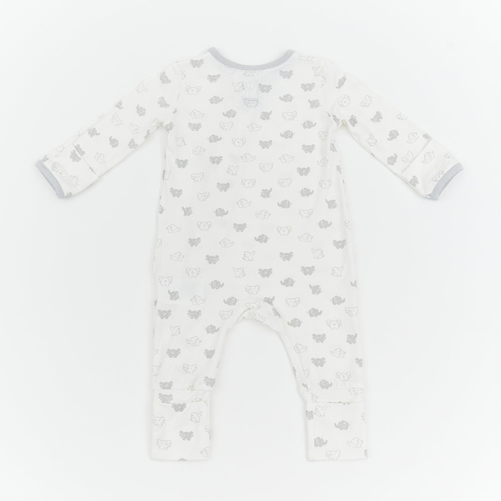 Not Too Big Elephant Sleepsuit -2 Pack