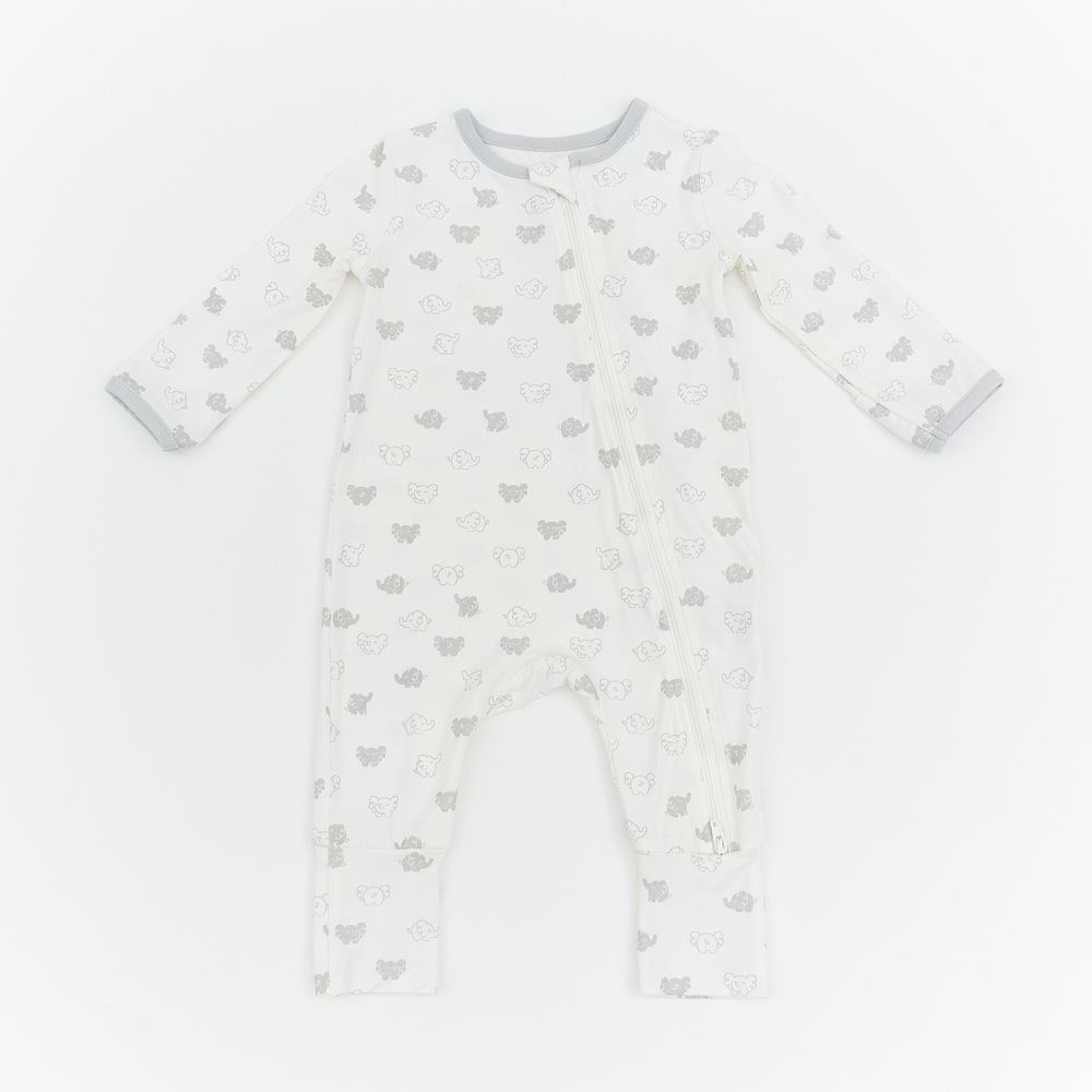 Not Too Big Elephant Sleepsuit -2 Pack
