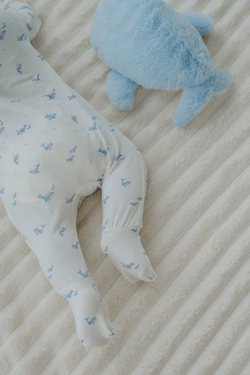 Not Too Big Whaley Sleepsuit - 2 Pack