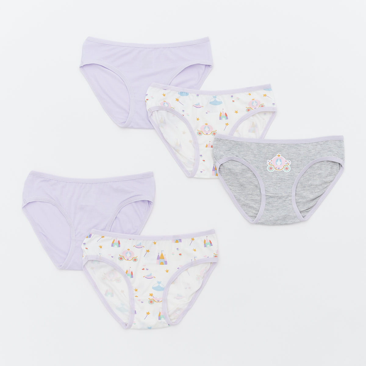 Not Too Big Princess Brief -5 Pack