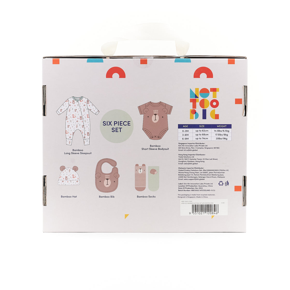 Not Too Big Woodland Gifting Set -6 Piece