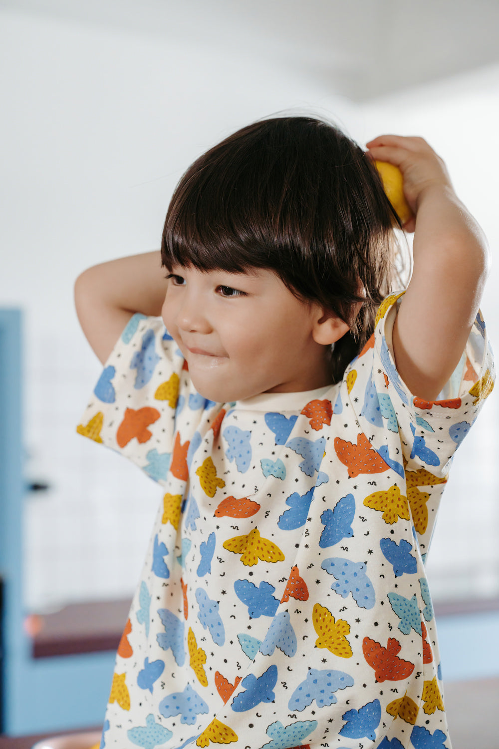 Not Too Big Birds Oversized Tee - Playground