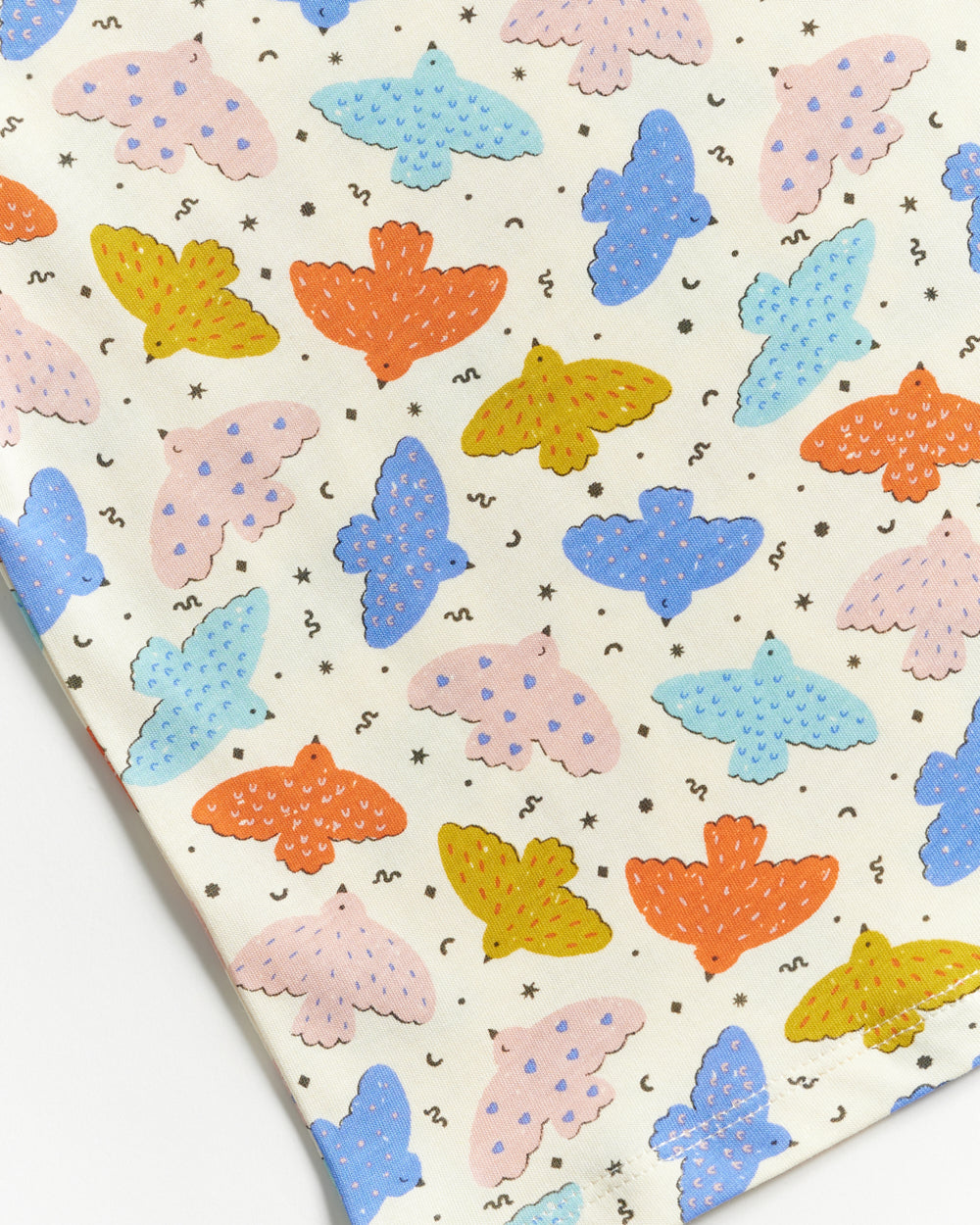 Not Too Big Birds Oversized Tee - Pink Playground