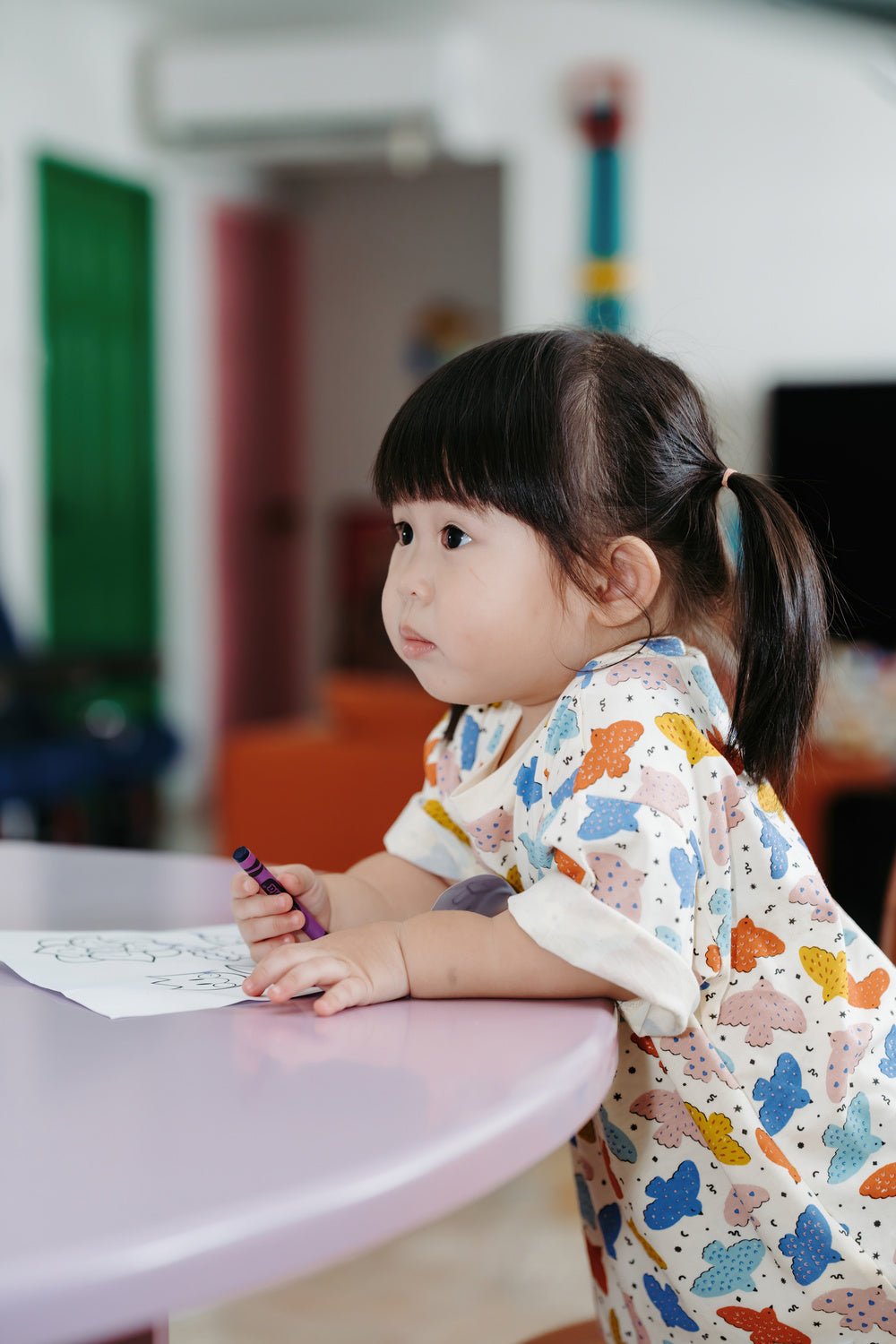 Not Too Big Birds Oversized Tee - Pink Playground
