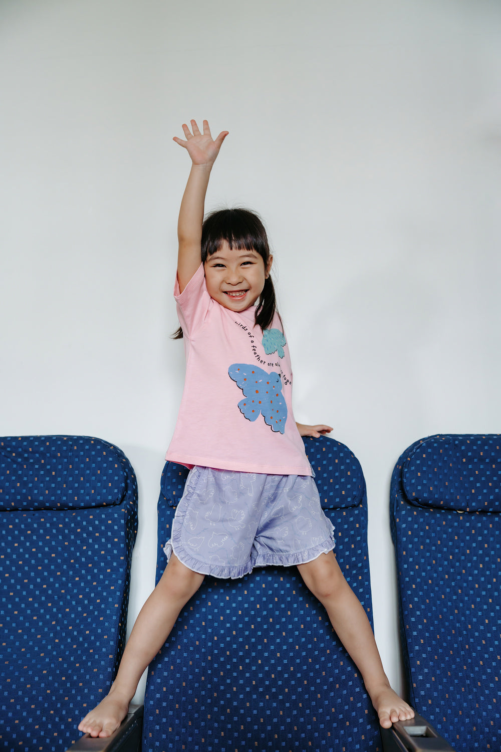 Not Too Big Birds Oversized Tee - Bubblegum