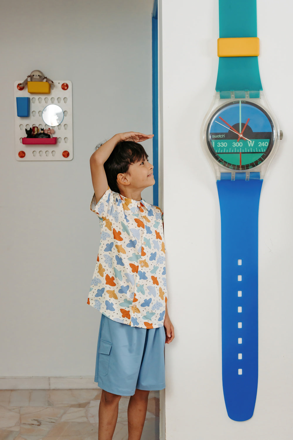 Not Too Big Birds Collared Shirt - Playground