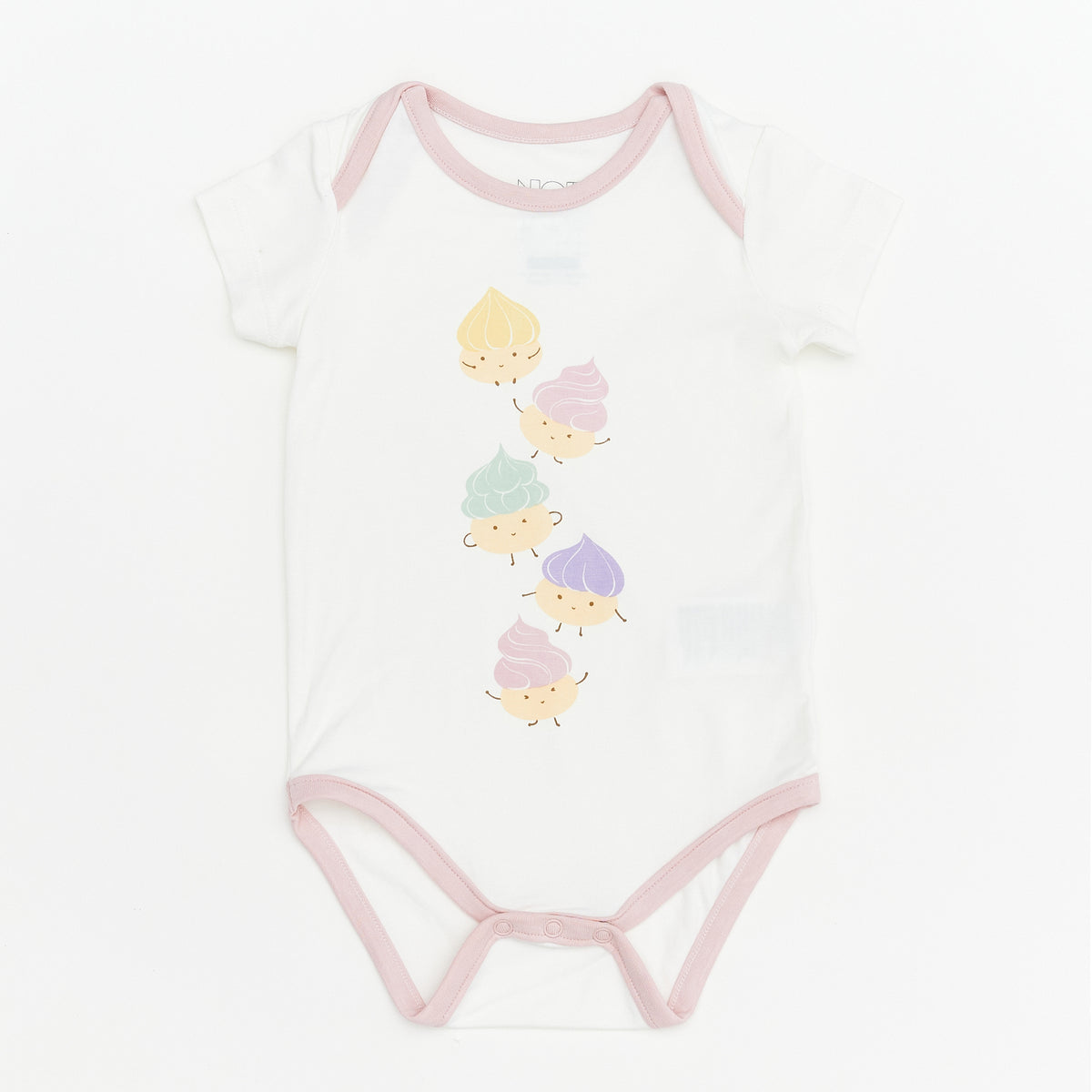 Not Too Big Iced Gem Short Sleeve Bodysuits - 3 Pack