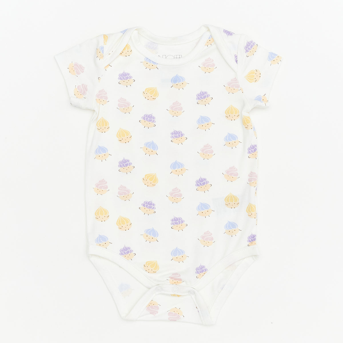 Not Too Big Iced Gem Short Sleeve Bodysuits - 3 Pack