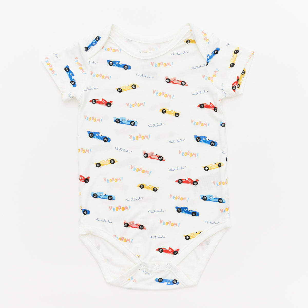 Not Too Big Tiny Racer Short Sleeve Bodysuits - 3 Pack