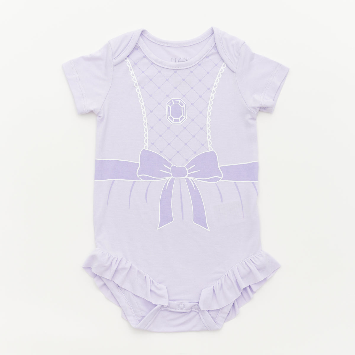 Princess Short Sleeve Bodysuits - 3 Pack