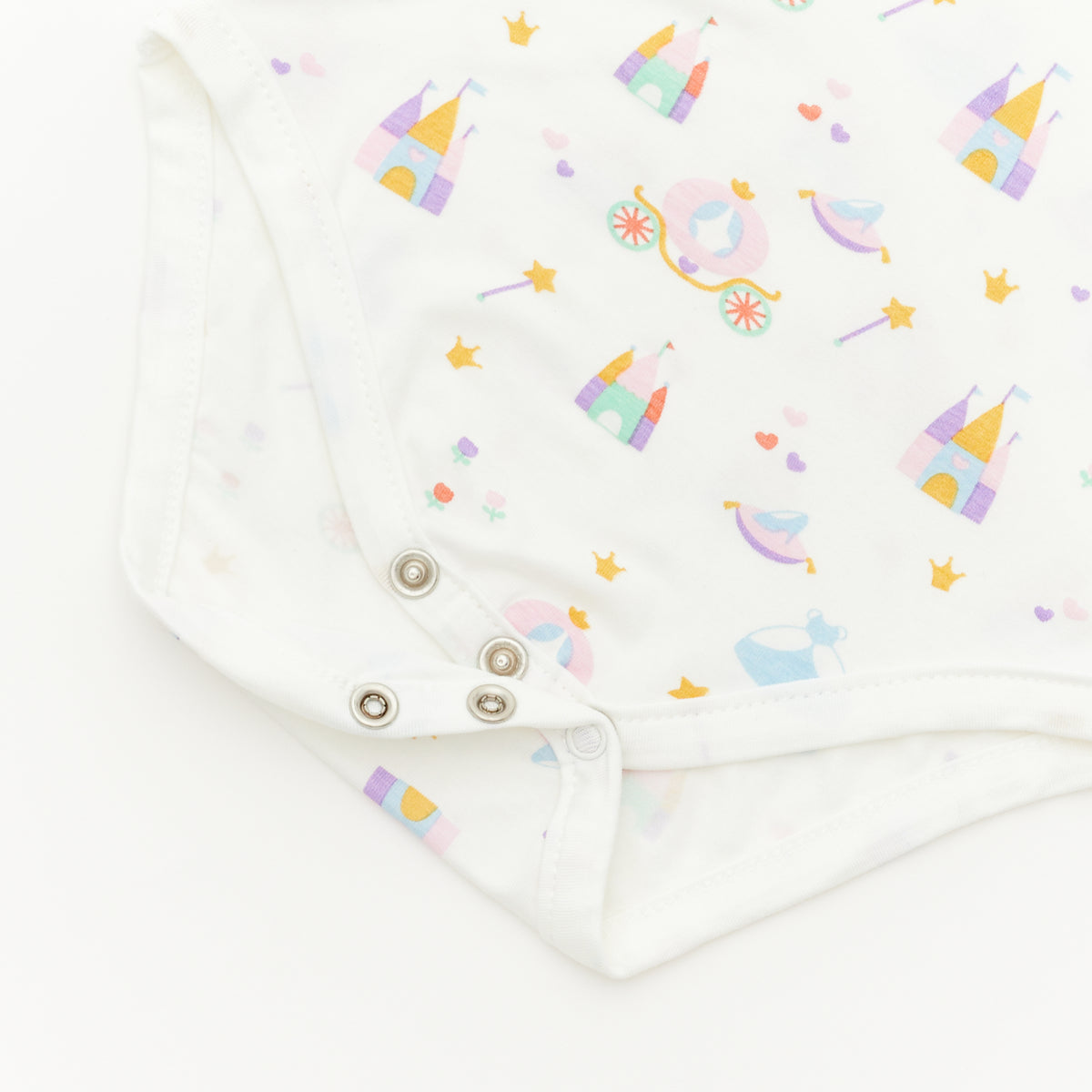 Not Too Big Princess Short Sleeve Bodysuits - 3 Pack