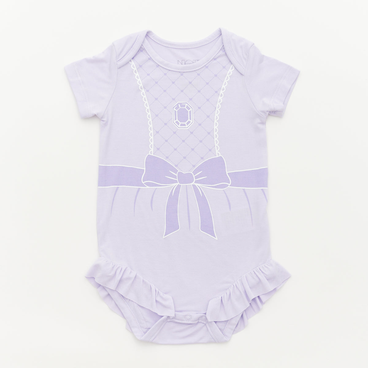 Not Too Big Princess Short Sleeve Bodysuits - 3 Pack