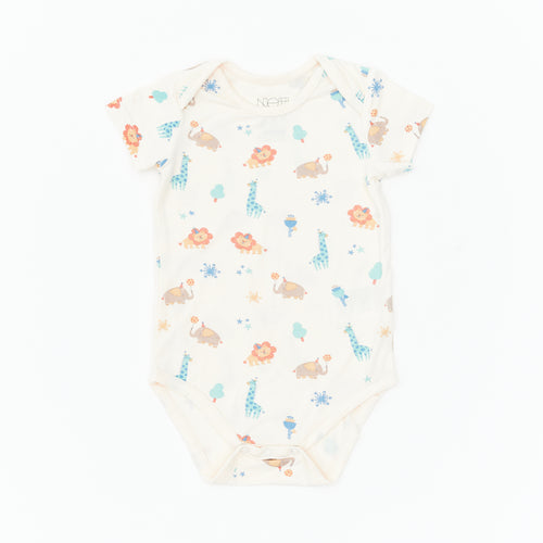 Safari Party Short Sleeve Bodysuit - 3 Pack