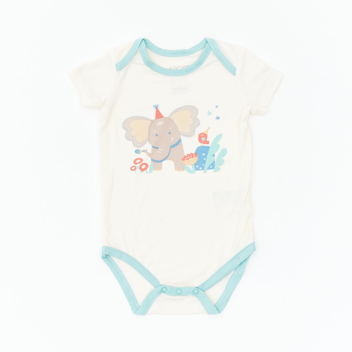 Safari Party Short Sleeve Bodysuit - 3 Pack