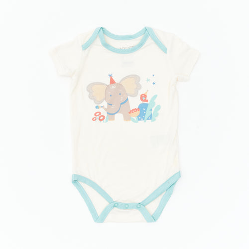 Safari Party Short Sleeve Bodysuit - 3 Pack