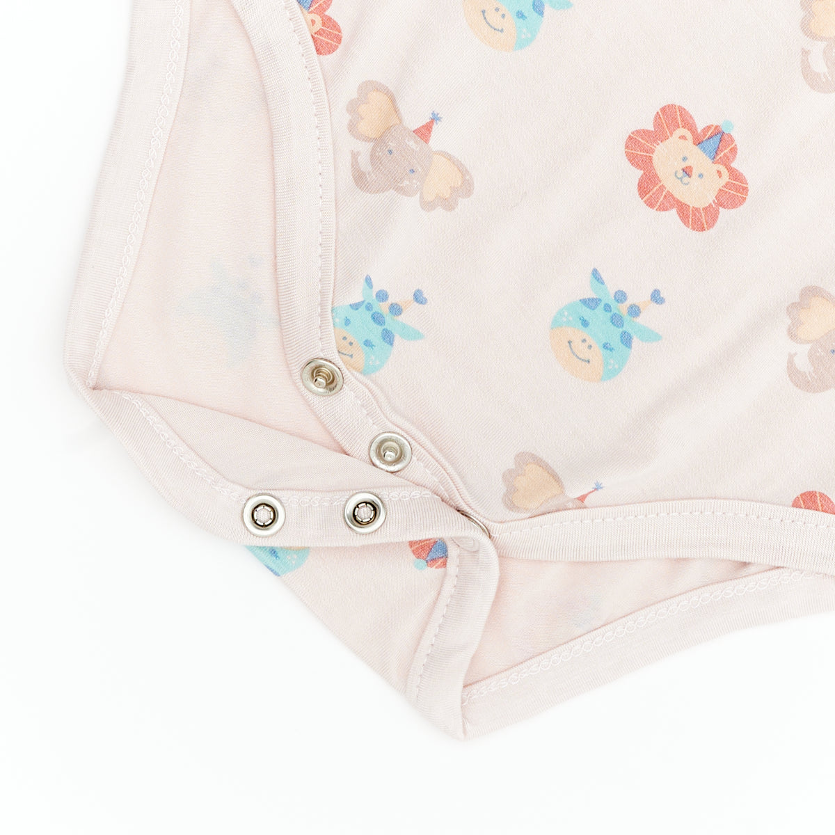 Safari Party Short Sleeve Bodysuit - 3 Pack