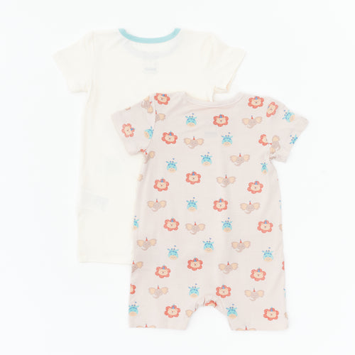 Safari Party Romper - 2 Pack