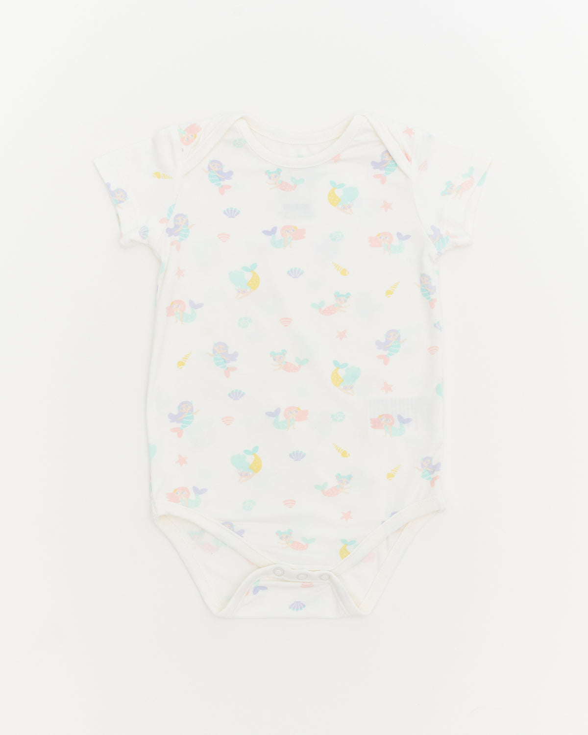 Not Too Big Mermaid Bodysuit - 3 Pack