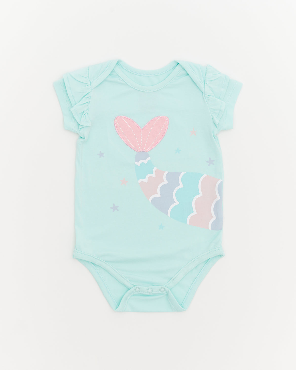 Not Too Big Mermaid Bodysuit - 3 Pack