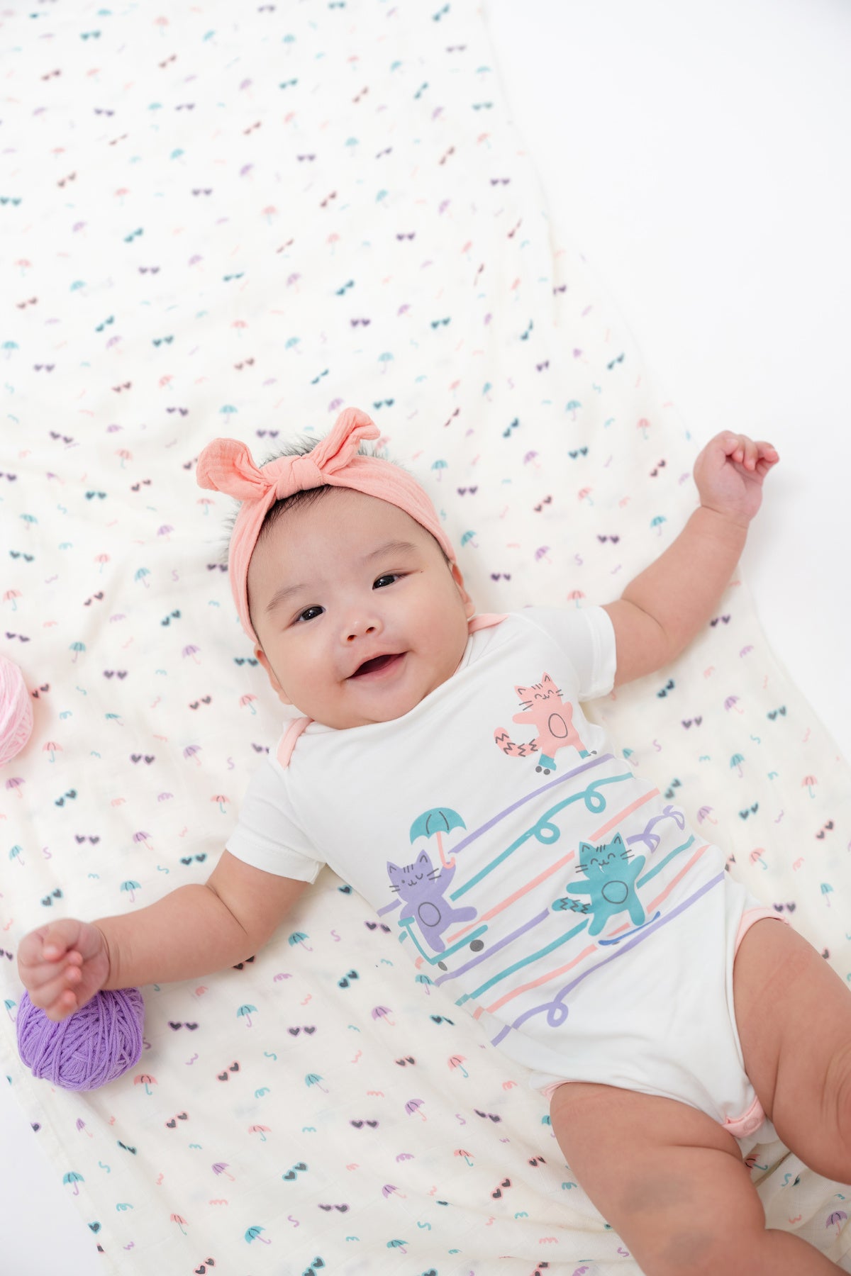 Not Too Big Kitten Bodysuit - 3 Pack