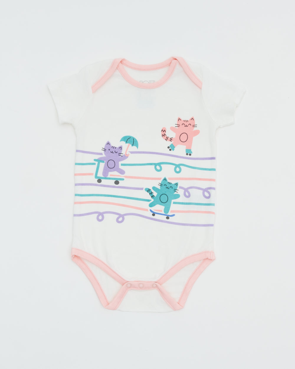 Not Too Big Kitten Bodysuit - 3 Pack