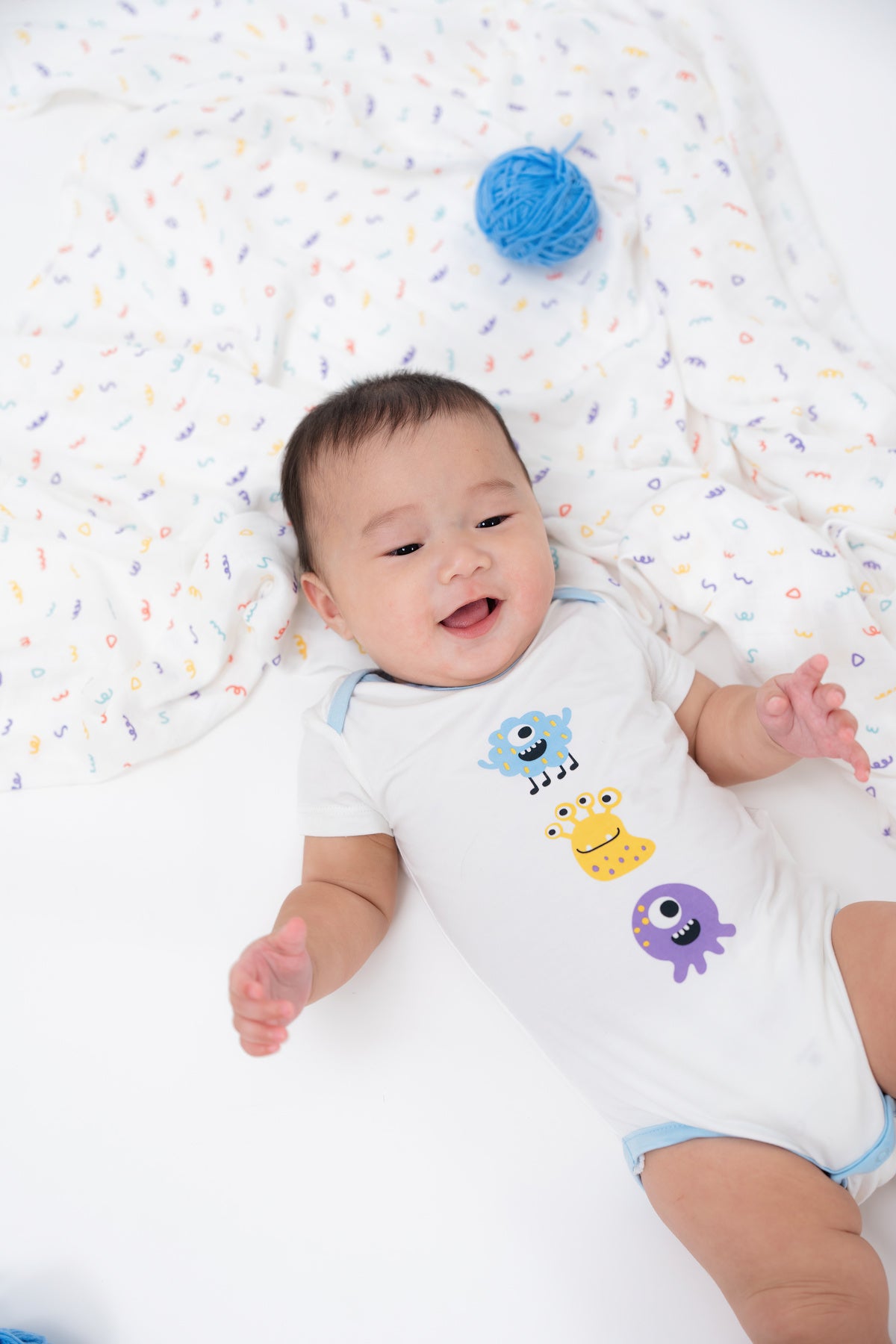 Not Too Big Monster Bodysuit - 3 Pack