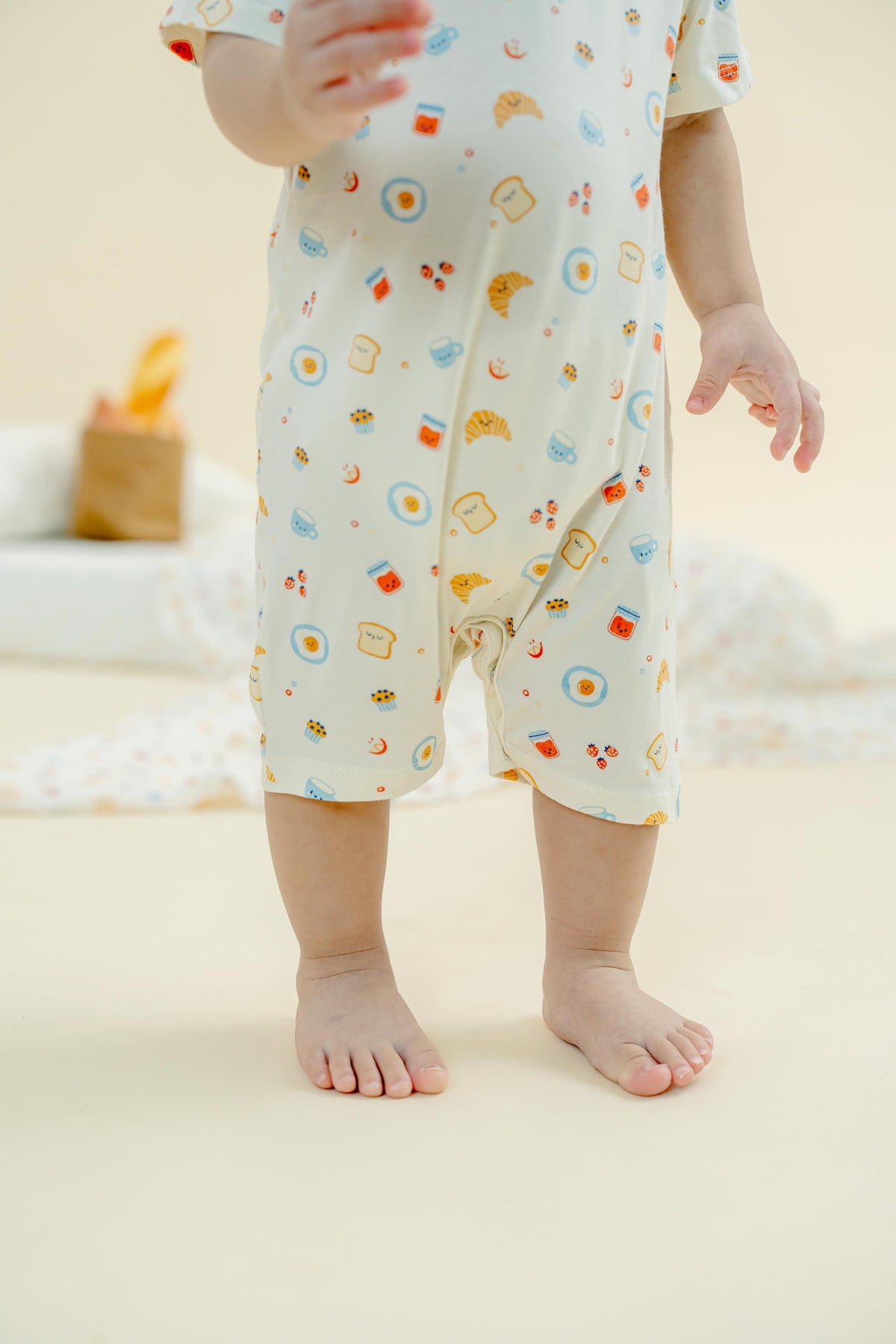 Not Too Big Breakfast Bunch Romper - 2 Pack