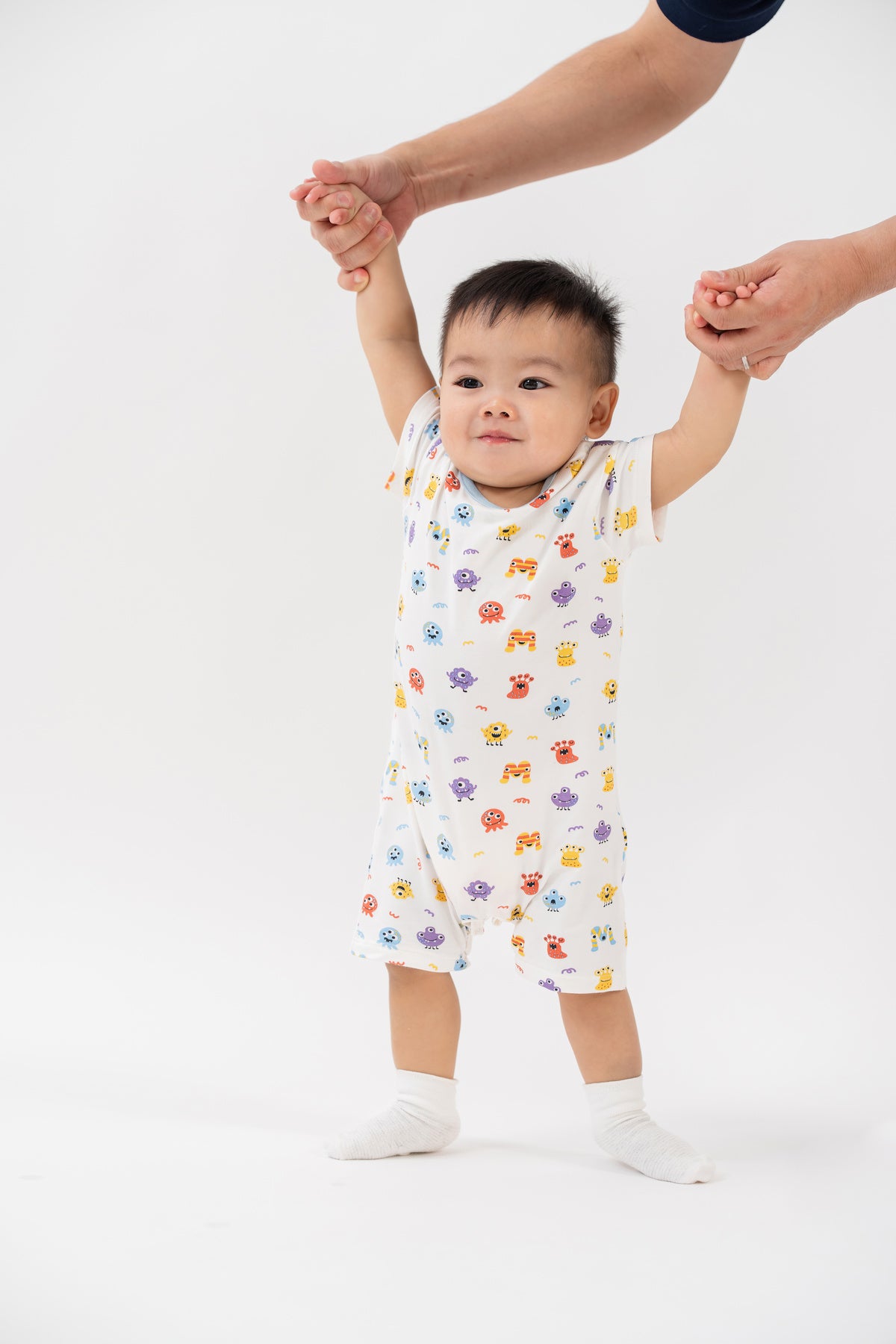 Not Too Big Monster Romper - 2 Pack
