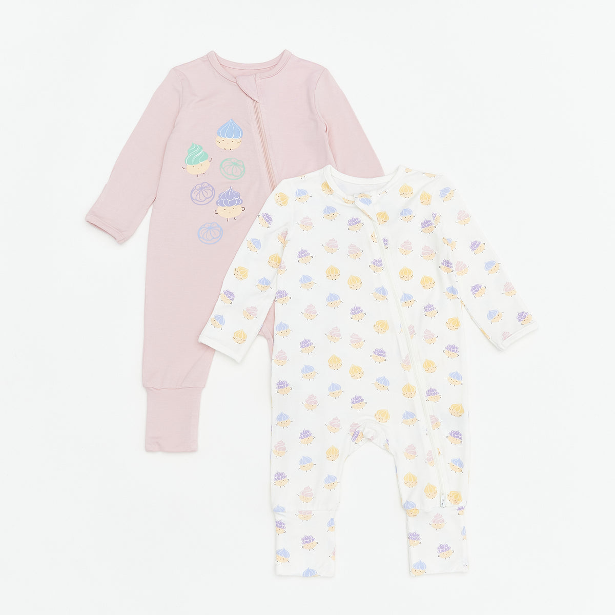 Not Too Big Iced Gem Sleepsuits - 2 Pack