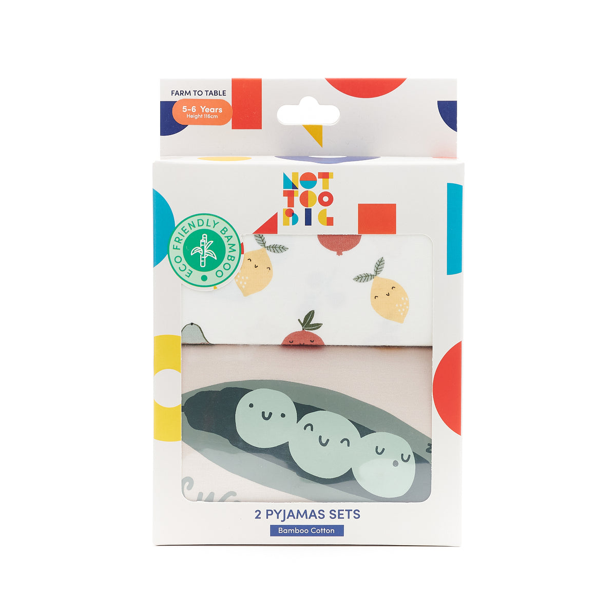 Not Too Big Farm To Table Pyjamas - 2 Pack